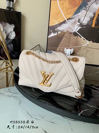 LV New Wave Chain Bag H24 in White - Handbags | M58552