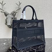 DIOR | Medium Book Tote Hollows Black - 36.5cm - 5