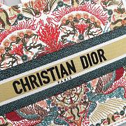 DIOR Book Tote Embroidery Flower 36 cm - 2