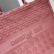 DIOR Book Tote Pinky Cannage Embroidery 41cm - 6
