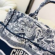 DIOR | Book Tote Black Design Embroidery - 41cm - 5