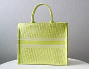 DIOR | Book Tote Yellow Oblique Embroidery - 41.5cm - 2