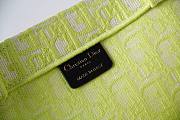 DIOR | Book Tote Yellow Oblique Embroidery - 41.5cm - 3