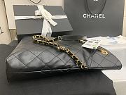 Chanel Quilted Calfskin Shopping Bag with Crystal Pearls Black 2020 | AS2213  - 2