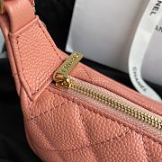 Chanel Grained Leather Hobo Bag Orange | B01960 - 5
