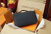 LV Zippy XL Wallet Taiga Black | N41503 - 1