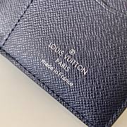 LV Multiple Wallet Damier Graphite Canvas in Blue | N60441 - 6