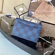 LV Multiple Wallet Damier Graphite Canvas in Blue | N60441 - 5