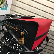 PRADA Medium Esplanade Leather Tote Bag Red | 1BA046 - 4