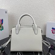 Prada Saffiano leather Kristen handbag white | 1BA297 - 3