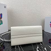 Prada Saffiano leather Kristen handbag white | 1BA297 - 6