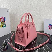 Prada Saffiano leather Kristen handbag pink | 1BA297 - 4