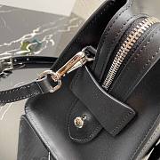 Prada Saffiano leather Kristen handbag in black | 1BA297 - 2