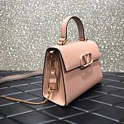 Valentino Medium Vsling Grainy Cafskin Handbag Beige | 2828 - 3