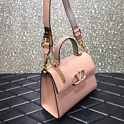 Valentino Medium Vsling Grainy Cafskin Handbag Beige | 2828 - 4