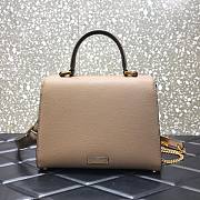 Valentino Medium Vsling Grainy Cafskin Handbag Light Brown | 2828 - 3