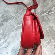 Balenciaga shoulder bag red leather | 409230 - 2
