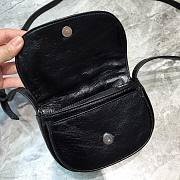 Balenciaga shoulder bag black leather | 409230 - 5