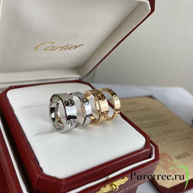 cartier ring silver