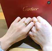 Cartier Love Rings ( Rose Gold, Silver, Gold for men 5.5mm & women 3.6mm) - 3