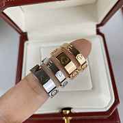Cartier Love Rings ( Rose Gold, Silver, Gold for men 5.5mm & women 3.6mm) - 5