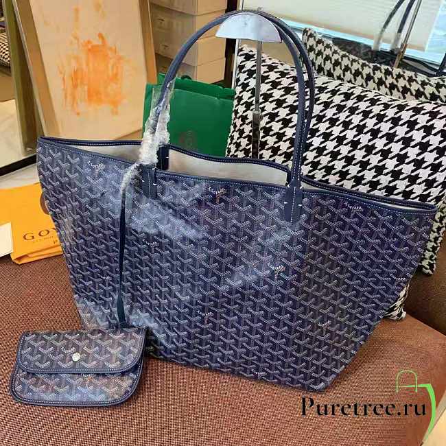 Goyard tote bag blue  - 1