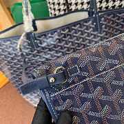 Goyard tote bag blue  - 6