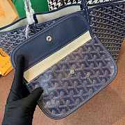 Goyard tote bag blue  - 5