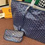 Goyard tote bag blue  - 2