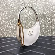 Valentino Rockstud Garavani Hobo Bag in White | 0707 - 6