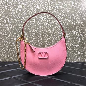 Valentino Rockstud Garavani Hobo Bag in Pink | 0707