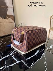 LV Dopp Kit Toilet Pouch Damier Graphite Canvas | N40127 - 1