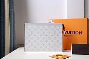 LV | Pochette Voyage MM Monogram Eclipse in White | M61692 - 5