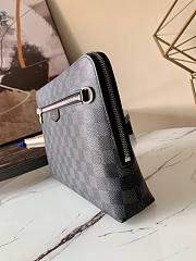 LV New Pouch Damier Graphite canvas Leather | N60417 - 5