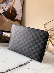 LV New Pouch Damier Graphite canvas Leather | N60417 - 6