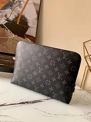 LV New Pouch Monogram Canvas Gray Leather | N60417 - 5