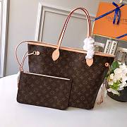 LV Neverfull Monogram Canvas Rose Ballerine 32cm | M41181 - 1