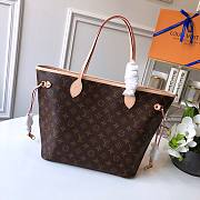 LV Neverfull Monogram Canvas Rose Ballerine 32cm | M41181 - 5