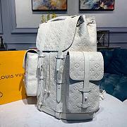 LV Louis Vuitton Christopher Backpack GM in White | M53286 - 3