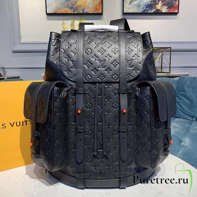 LV Louis Vuitton Christopher Backpack GM in Black | M53286 - 1