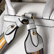 Prada Leather backpack in white | 1BZ035 - 4