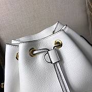 Prada Leather backpack in white | 1BZ035 - 2