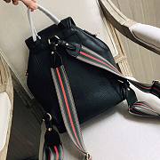 Prada Leather backpack in black | 1BZ035 - 3