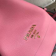 Prada Leather bucket in pink | 1BA018 - 3