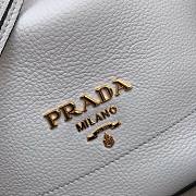 Prada Leather bucket in white | 1BA018 - 5