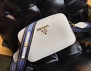 Prada shoulderbag leather in white | 1BM082 - 5