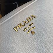 Prada shoulderbag leather in white | 1BM082 - 6