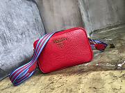 Prada shoulderbag leather in red | 1BM082 - 1