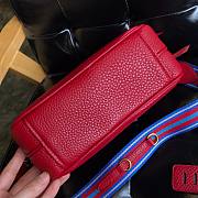 Prada shoulderbag leather in red | 1BM082 - 3