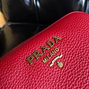 Prada shoulderbag leather in red | 1BM082 - 5